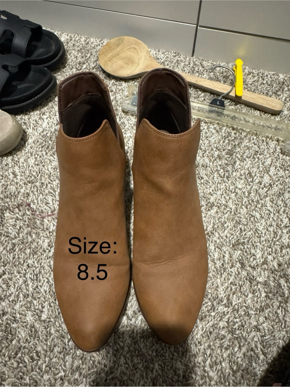 Women's Brown Suede Ankle Booties - Stylish Slip-On